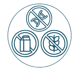 Sans gluten – Sans lactose – Sans OGM